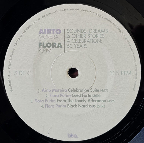 Airto Moreira + Flora Purim : Sounds, Dreams & Other Stories (A Celebration: 60 Years) (5xLP, Comp + Box)