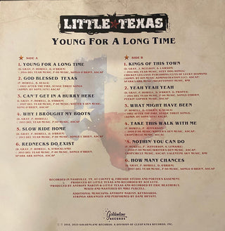 Little Texas : Young For A Long Time (LP, Album, Ltd, Red)