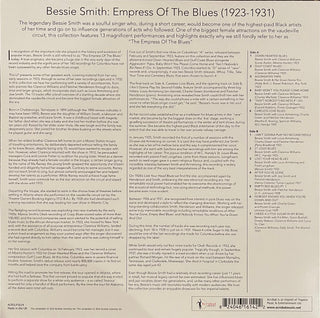 Bessie Smith : Empress Of The Blues 1923 To 1931 (LP, Comp)