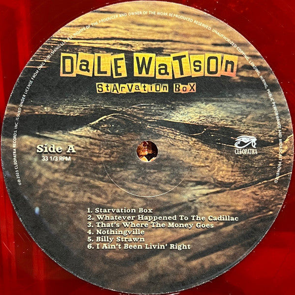 Dale Watson : Starvation Box (LP, Ltd, Red)