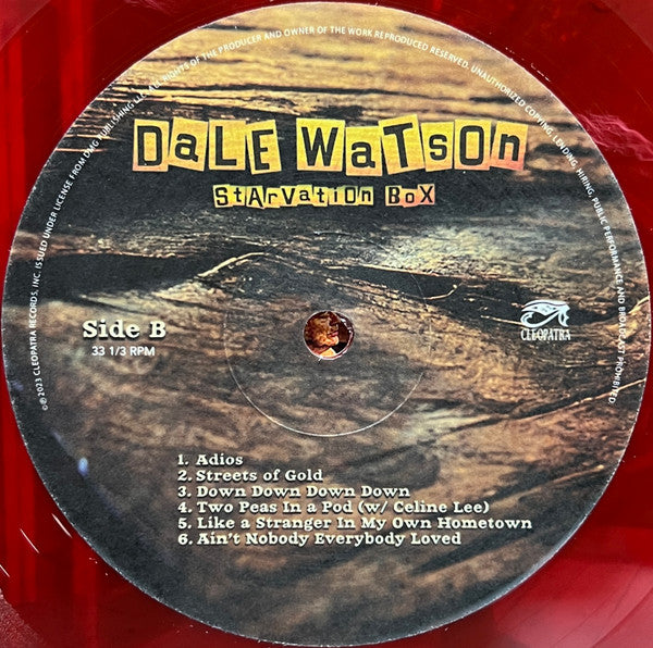 Dale Watson : Starvation Box (LP, Ltd, Red)