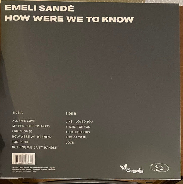 Emeli Sandé : How Were We To Know (LP, Album)