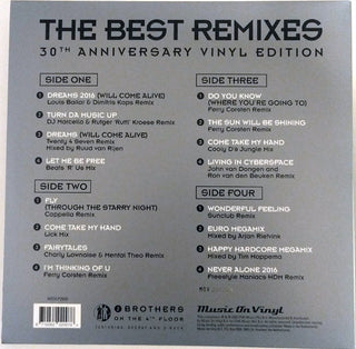 2 Brothers On The 4th Floor Feat. Des'Ray & D-Rock : The Best Remixes (30th Anniversary Vinyl Edition) (LP,Limited Edition,Numbered,Reissue)