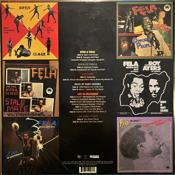 Fela Kuti : Box Set 6 (LP,Album,Reissue)