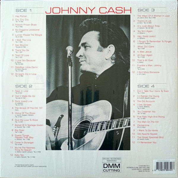 Johnny Cash : Greatest Hits And Favorites (2xLP, Comp, Red)