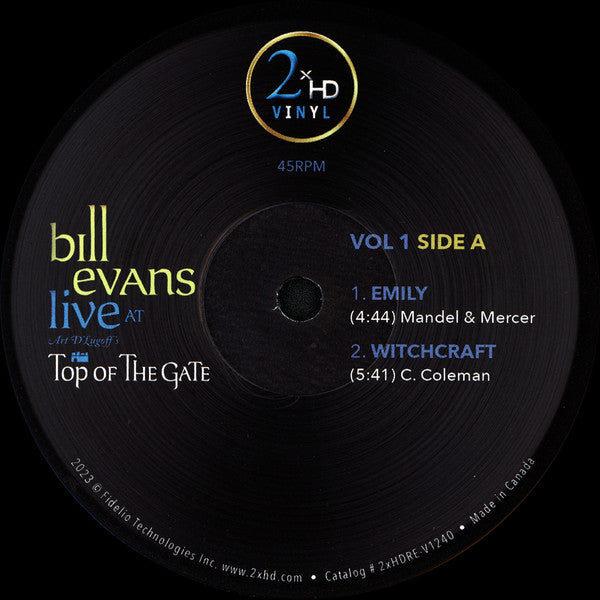 Bill Evans : Live At Art D'Lugoff's Top Of The Gate Vol. 1 (2x12", Album, Dlx)