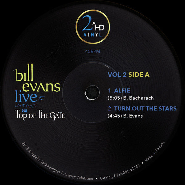 Bill Evans : Live At Art D'Lugoff's Top Of The Gate Vol. 2 (2x12", Album, Dlx)