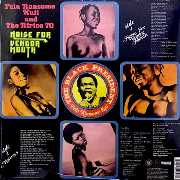 Fela Kuti & Africa 70 : Noise For Vendor Mouth (LP,Album,Reissue)