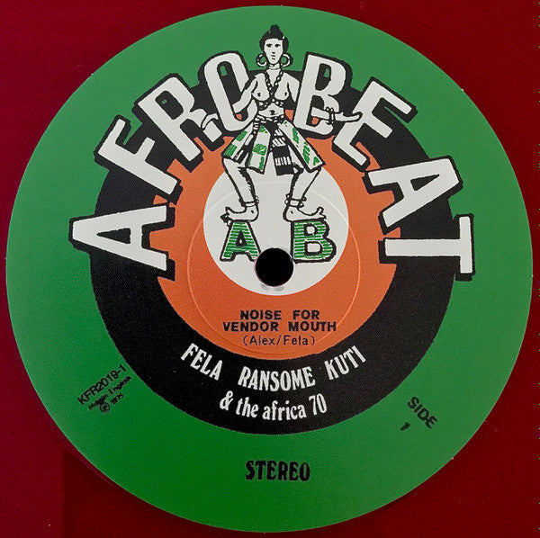 Fela Kuti & Africa 70 : Noise For Vendor Mouth (LP, Album, RE, Red)