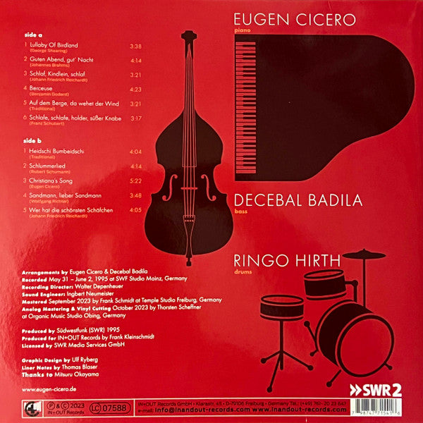 Eugen Cicero Trio : Lullabies (LP,Stereo)