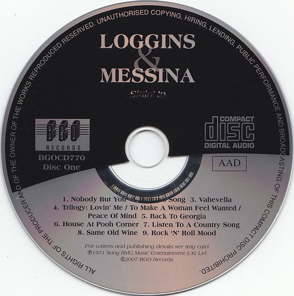 Loggins And Messina : Sittin' In / Loggins & Messina (Compilation,Remastered)