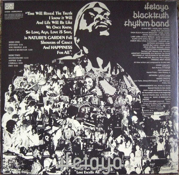 Black Truth Rhythm Band : Ifetayo "Love Excells All" (LP,Album,Reissue)