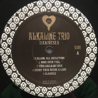 Alkaline Trio : Damnesia (LP + LP, S/Sided, Etch + Album, Gat)