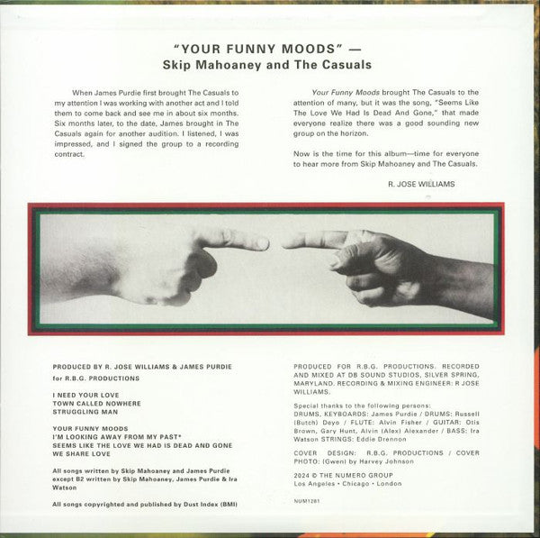 Skip Mahoney & The Casuals : Your Funny Moods (LP,Album,Reissue)