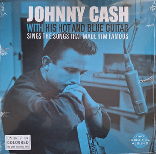 Johnny Cash : With His Hot And Blue Guitar / Sings The Songs That Made Him Famous (LP, Comp, Ltd, Sno)