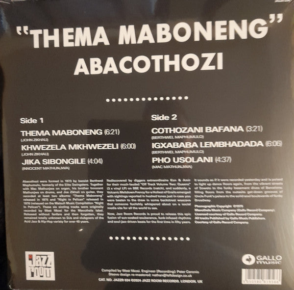 Abacothozi : Thema Maboneng (LP,Album,Reissue)