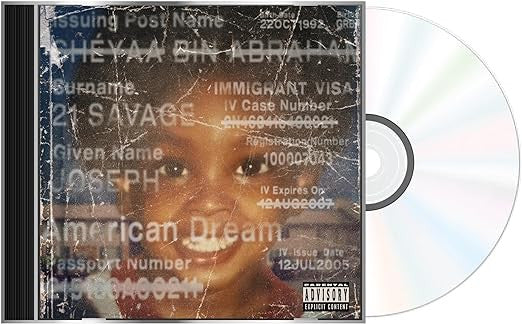 21 Savage : American Dream (CD, Album)