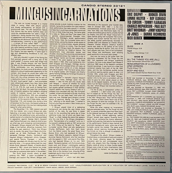 Charles Mingus : Incarnations (LP,Remastered,Stereo)