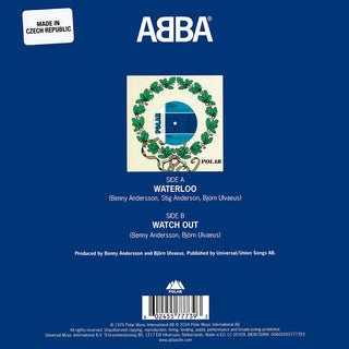 ABBA : Waterloo / Watch Out (7", Single, Pic, RE)