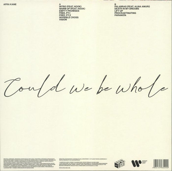 Afra Kane : Could We Be Whole (LP,Album,Stereo)