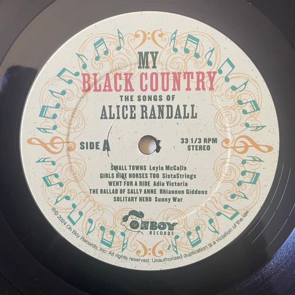 Various : My Black Country: The Songs of Alice Randall (LP, Comp)