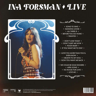 Ina Forsman : Live (LP,Stereo)