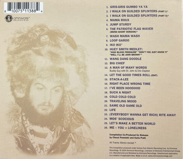 Dr. John : Gris-Gris Gumbo Ya Ya: Singles 1968-1974 (CD, Comp)