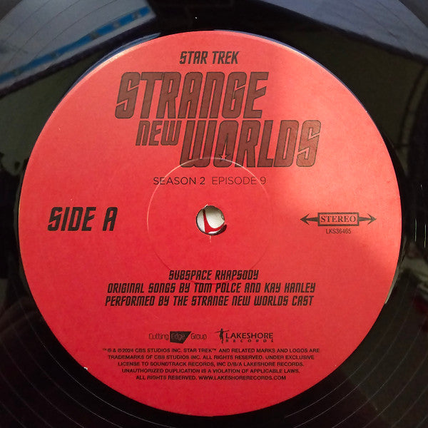 Various : Star Trek Strange New Worlds Season 2 - Subspace Rhapsody (Original Series Soundtrack) (LP)