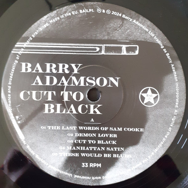 Barry Adamson : Cut To Black (LP,Album)