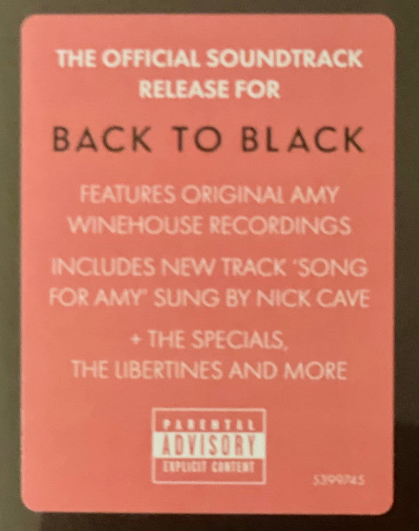 Amy Winehouse / Various : Back To Black (Songs From The Original Motion Picture) (LP)