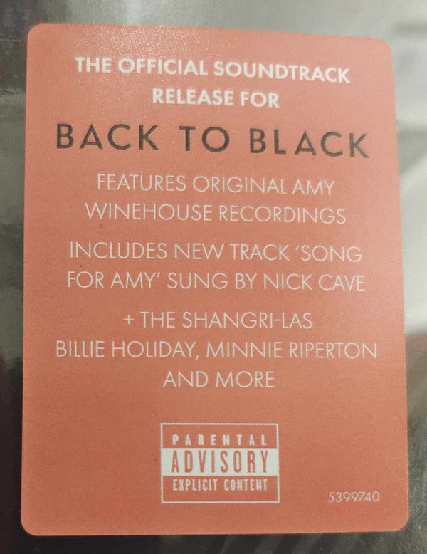 Amy Winehouse / Various : Back To Black (Songs From The Original Motion Picture) (LP)