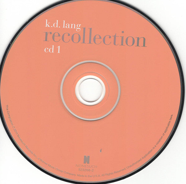 k.d. lang : Recollection (2xCD, Comp)