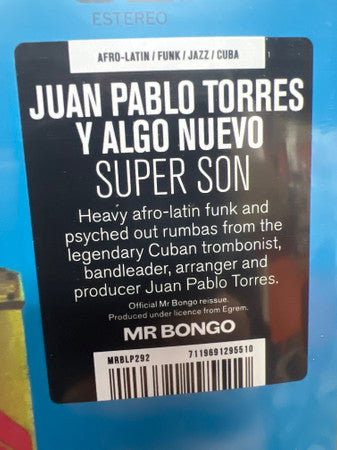 Juan Pablo Torres Y Grupo Algo Nuevo : Super Son (LP,Album,Reissue,Stereo)