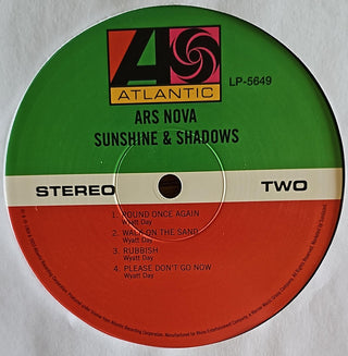 Ars Nova (3) : Sunshine & Shadows (LP,Album,Reissue,Stereo)