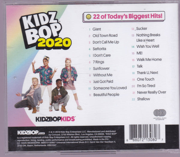 Kidz Bop Kids : Kidz Bop 2020 (CD, Album)