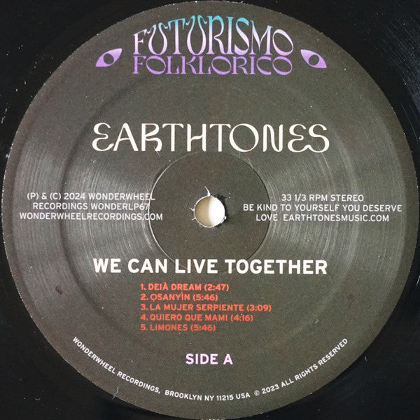 Earthtones : We Can Live Together (LP, Album)