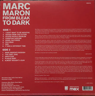 Marc Maron : From Bleak To Dark (LP)