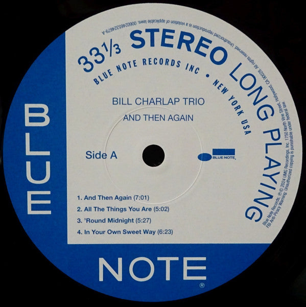 Bill Charlap Trio : And Then Again (LP,Album)