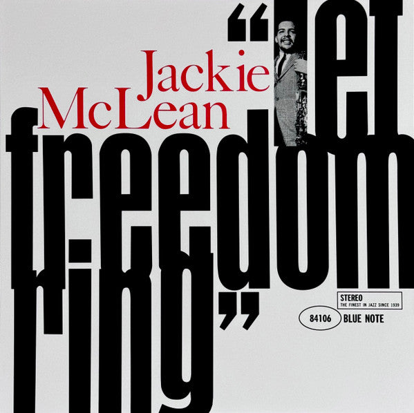 Jackie McLean : Let Freedom Ring (LP,Album,Reissue,Stereo)