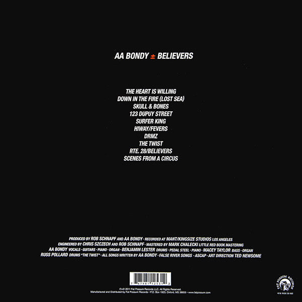 A.A. Bondy : Believers (LP, Album)