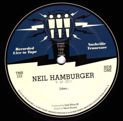 Neil Hamburger : Live At Third Man (LP)