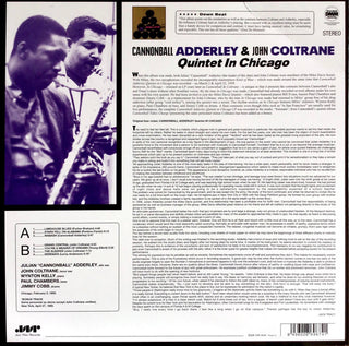 Cannonball Adderley, John Coltrane : Quintet In Chicago (LP, Album, RE, RM, Dir)