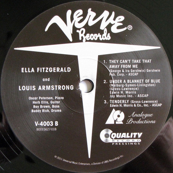 Ella Fitzgerald And Louis Armstrong : Ella And Louis (2x12", Album, Mono, Ltd, RE, 200)