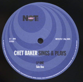 Chet Baker : Sings & Plays (LP,Compilation)