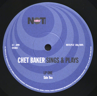 Chet Baker : Sings & Plays (LP,Compilation)