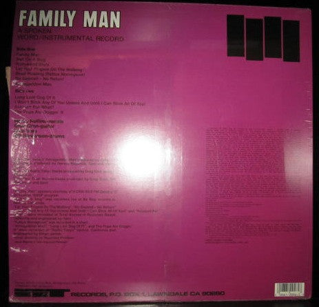 Black Flag : Family Man (LP, Album, RE)