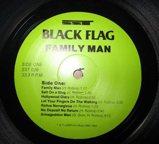 Black Flag : Family Man (LP, Album, RE)