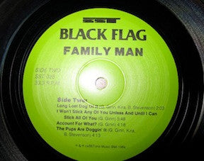 Black Flag : Family Man (LP, Album, RE)