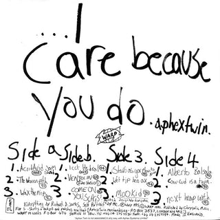 Aphex Twin : ...I Care Because You Do (LP,Album,Reissue)