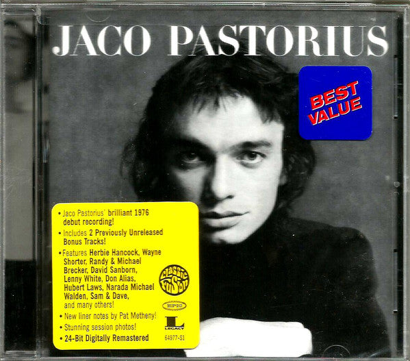 Jaco Pastorius : Jaco Pastorius (CD, Album, RE, RM)